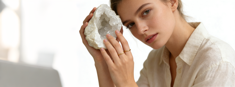 clear quartz crystal