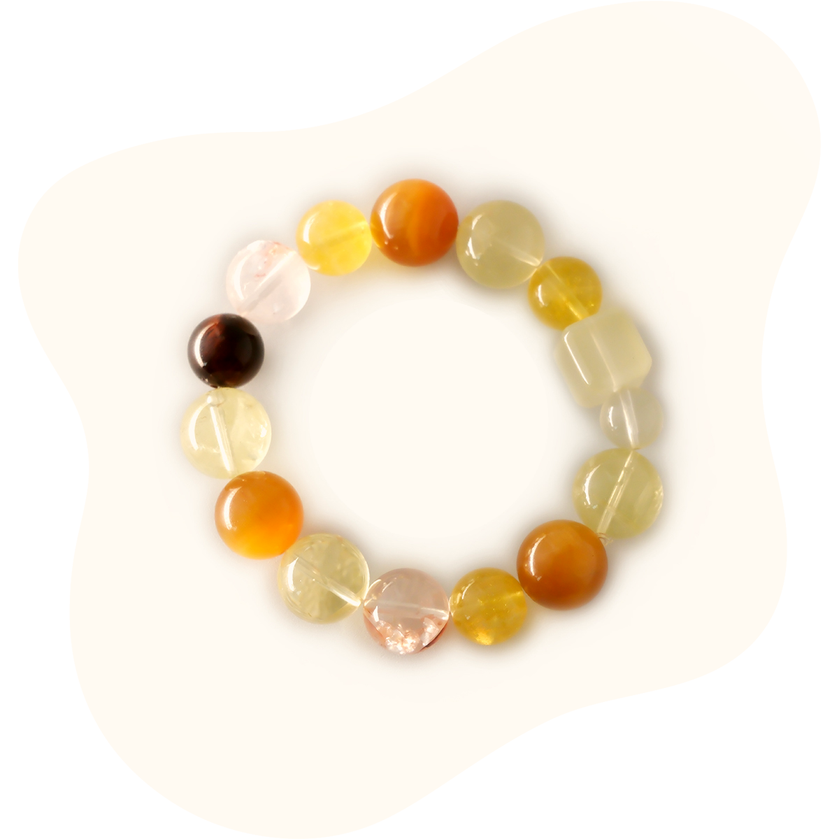 Citrine & Clear Quartz Amplification Bracelet – Manifestation Booster