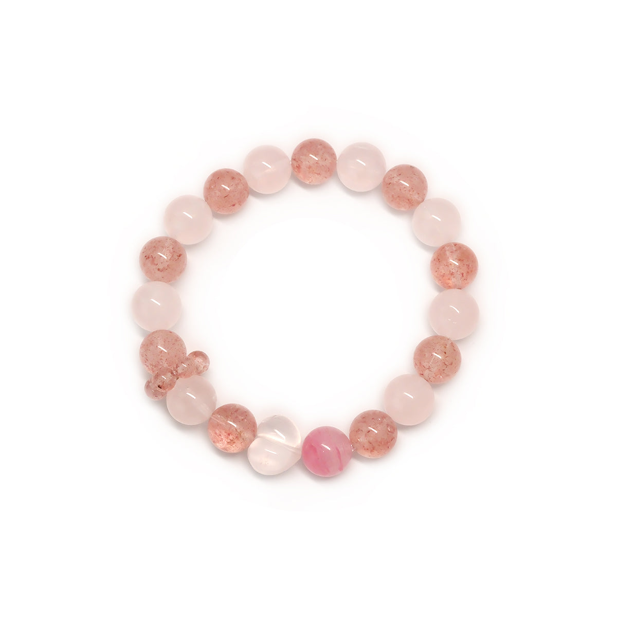 Rose Quartz Beaded Bracelet – Self-Love & Heart Healing Crystal