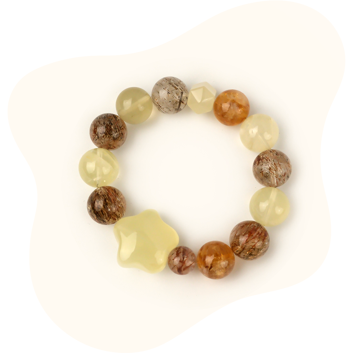 Citrine Manifestation Bracelet – Luck ,Money, Career Growth & Abundance