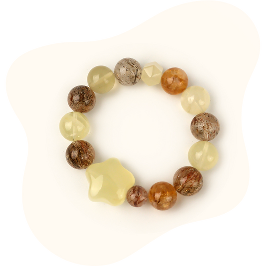Citrine Manifestation Bracelet – Luck ,Money, Career Growth & Abundance