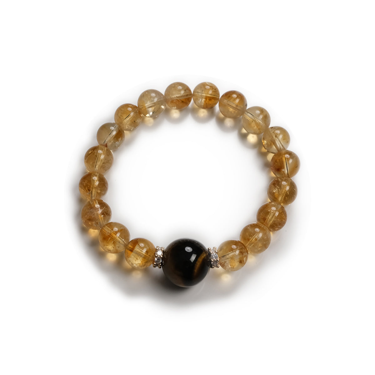 Raw Citrine Nugget Bracelet – Untreated Money Stone