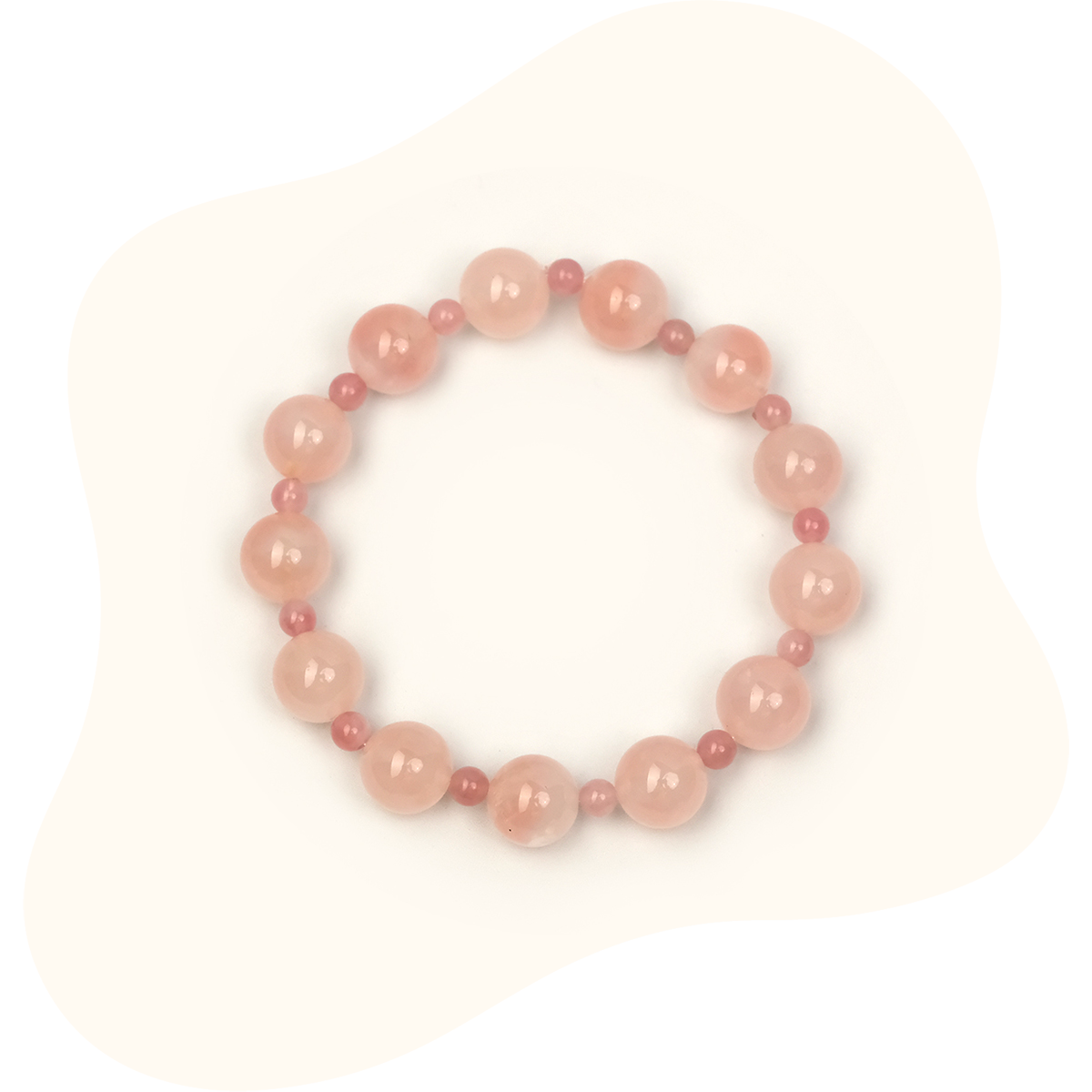 Rose Quartz Self-Love Bracelet – Heart Healing & Emotional Balance