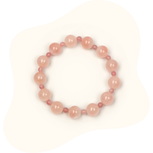 Rose Quartz Self-Love Bracelet – Heart Healing & Emotional Balance