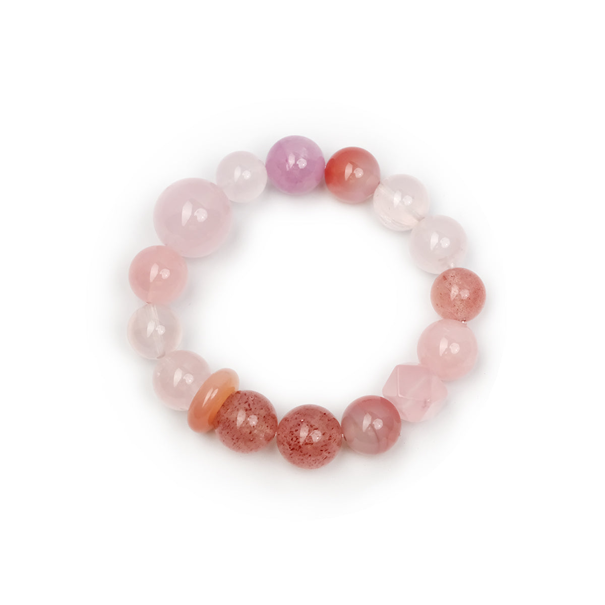 Heart Chakra Healing Rose Quartz Bracelet – Compassion & Inner Peace