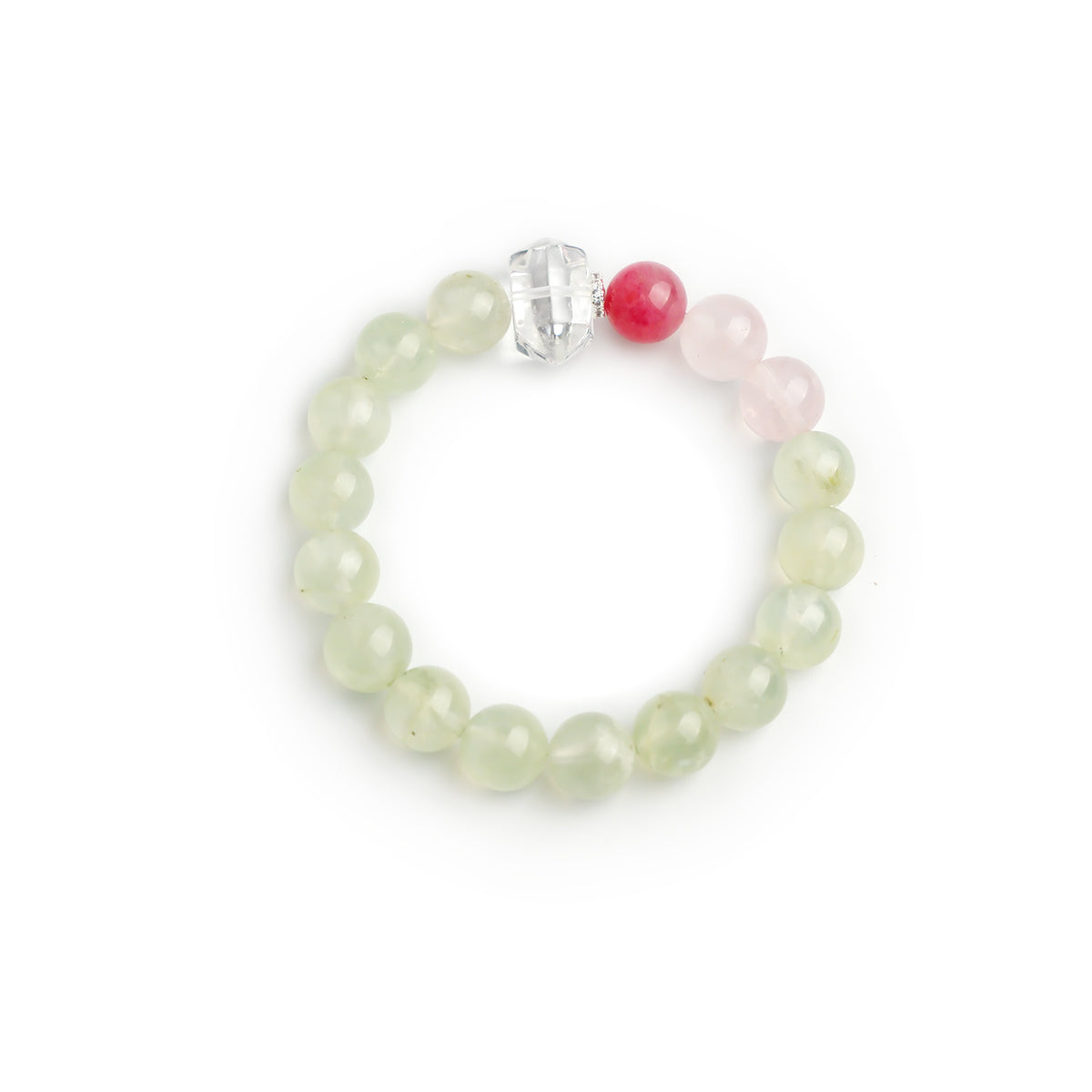 Opportunity & Growth Bracelet – Green Aventurine + Clear Quartz