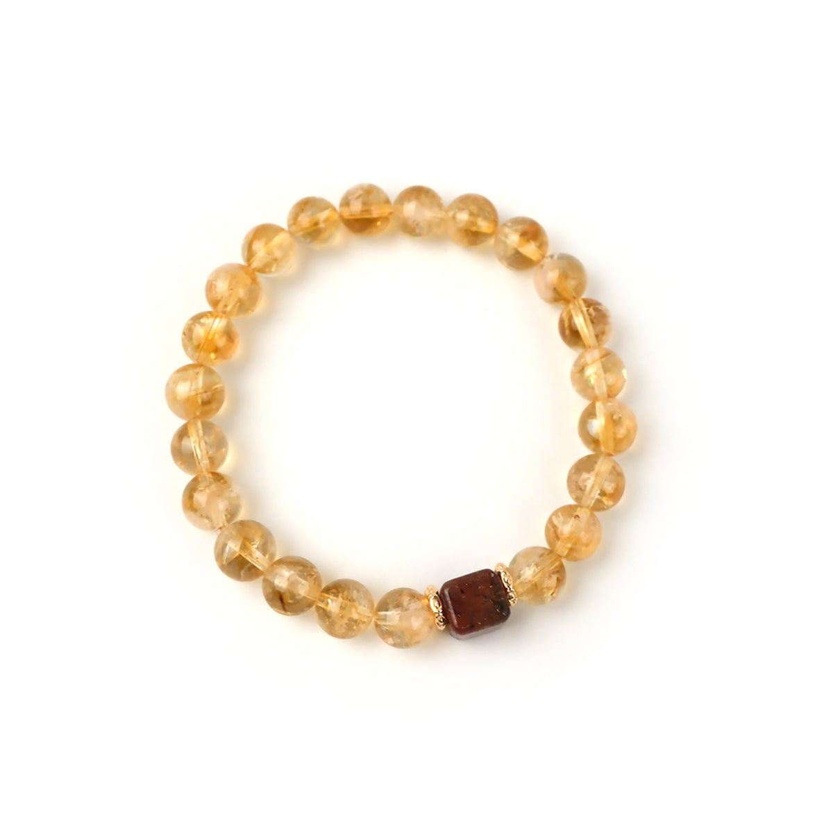8mm Natural Tiger's eye Citrine Wealth Bracelet – Manifest Money, Success & Abundance