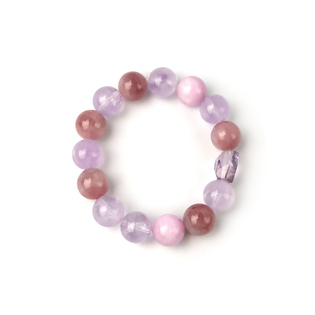 14mm Amethyst Protection Bracelet – Intuition, Inner Peace & Energy Shielding