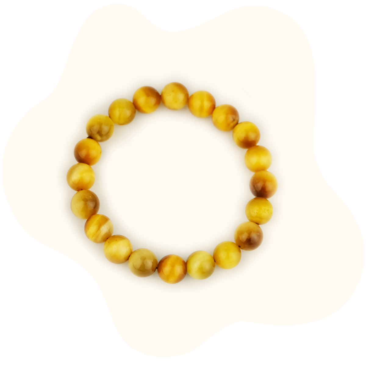 golden tiger's eye citrine crystal bracelet