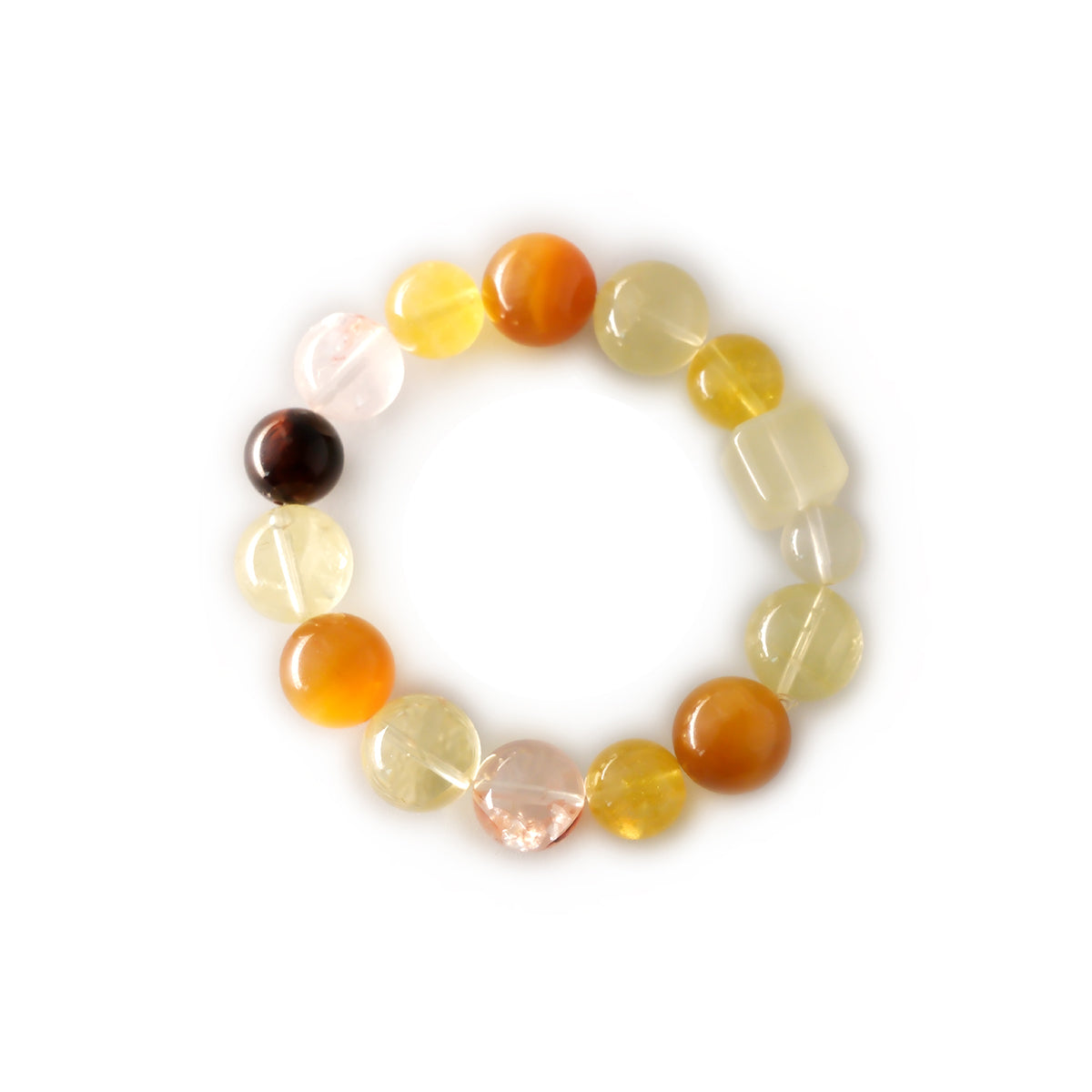 Citrine & Clear Quartz Amplification Bracelet – Manifestation Booster