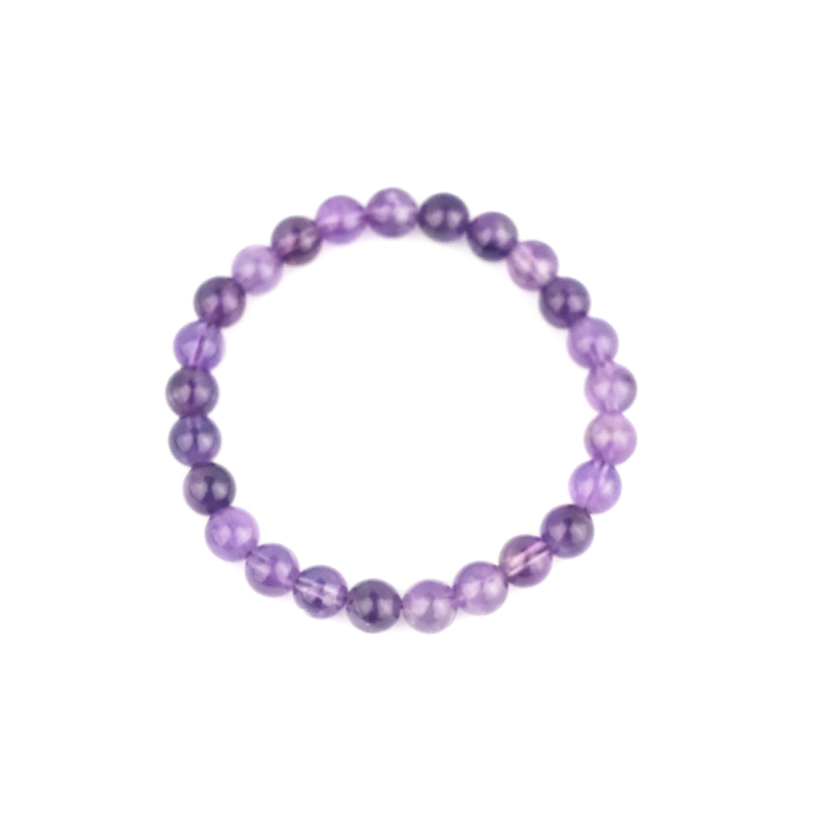 nature relief amethyst crystal bracelet