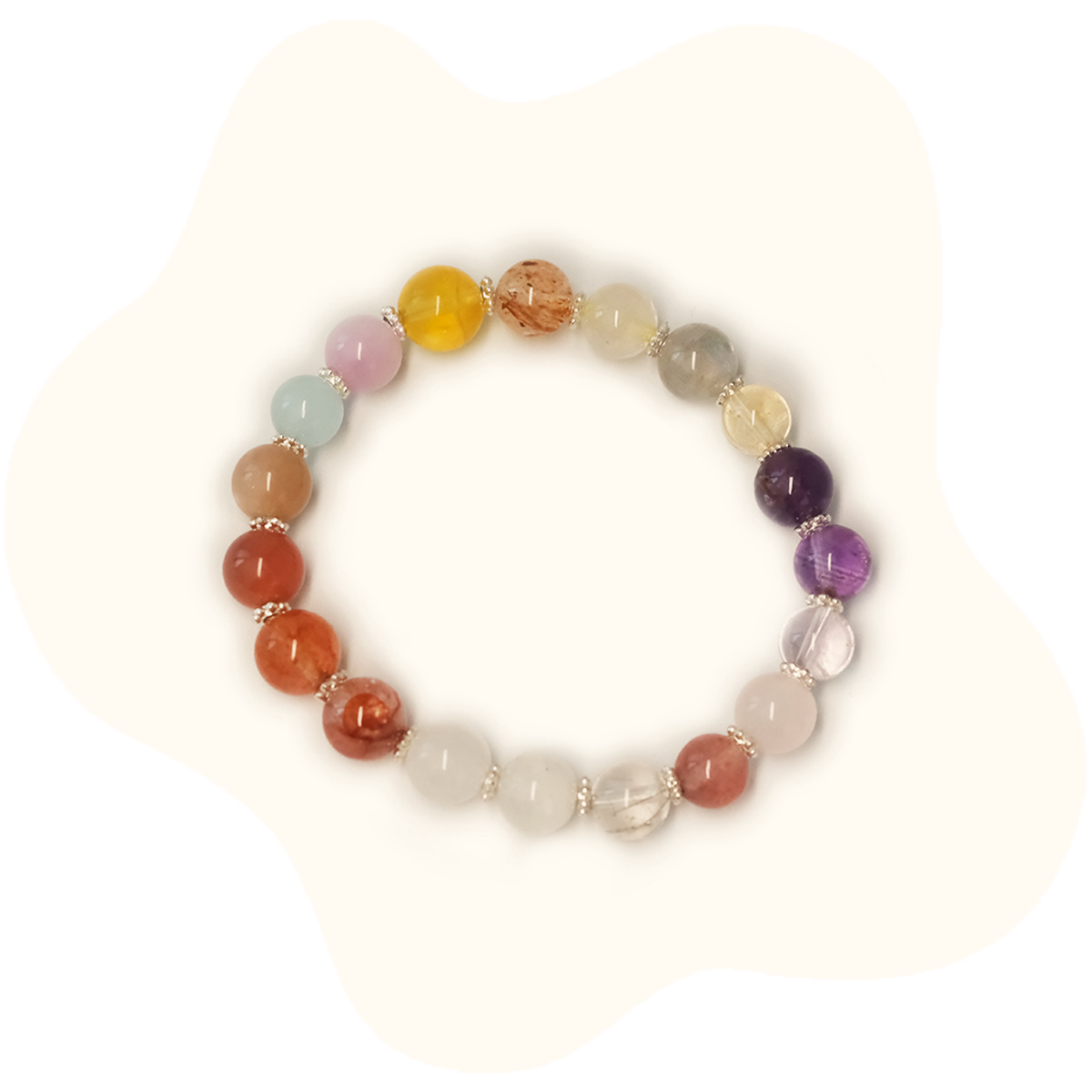 multi-color duobao crystal bracelet