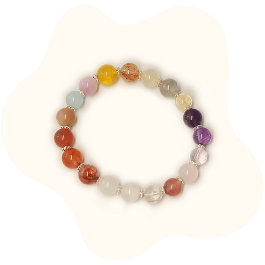 multi-color duobao crystal bracelet