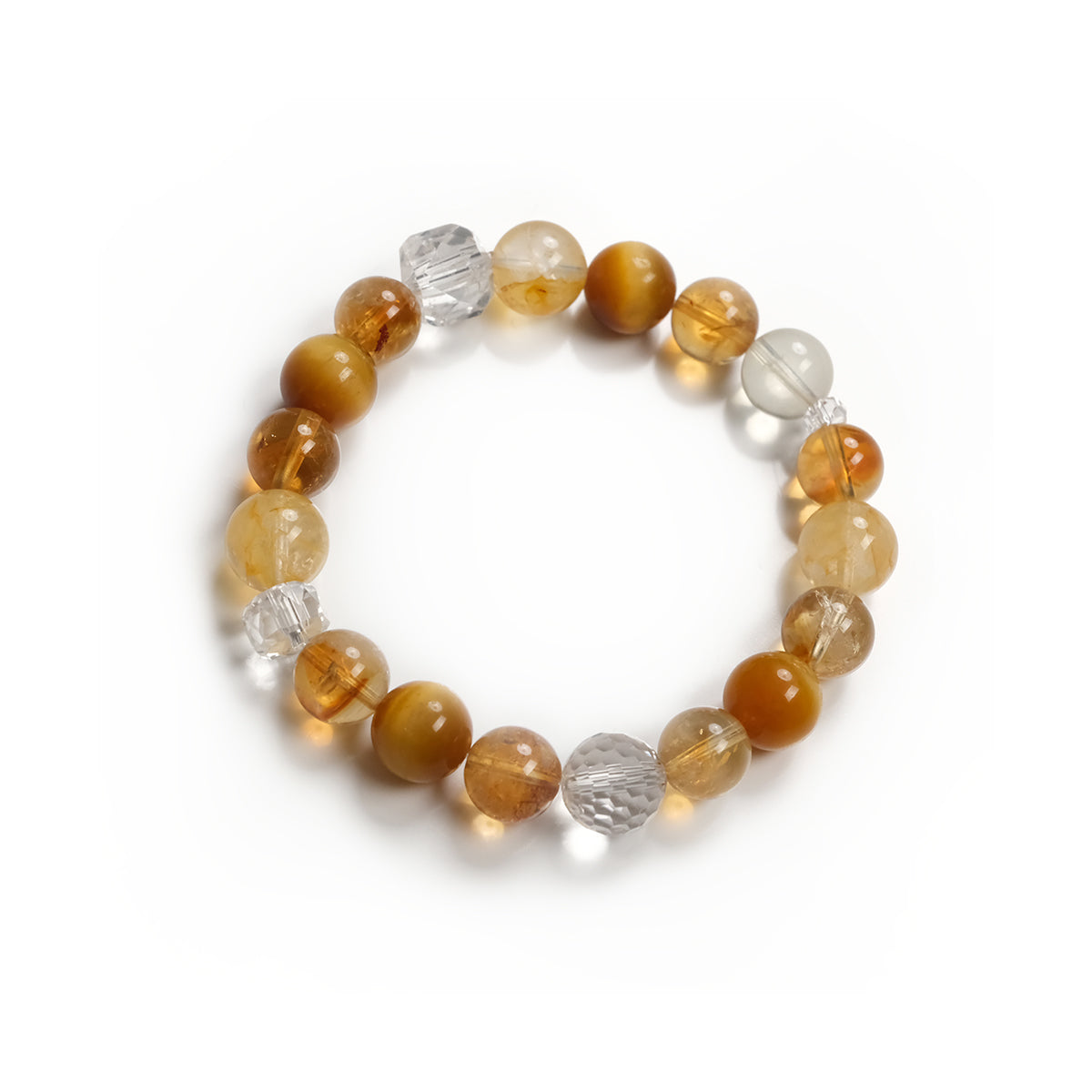 Light Citrine Tumbled Bracelet – Gentle Energy for Daily Positivity