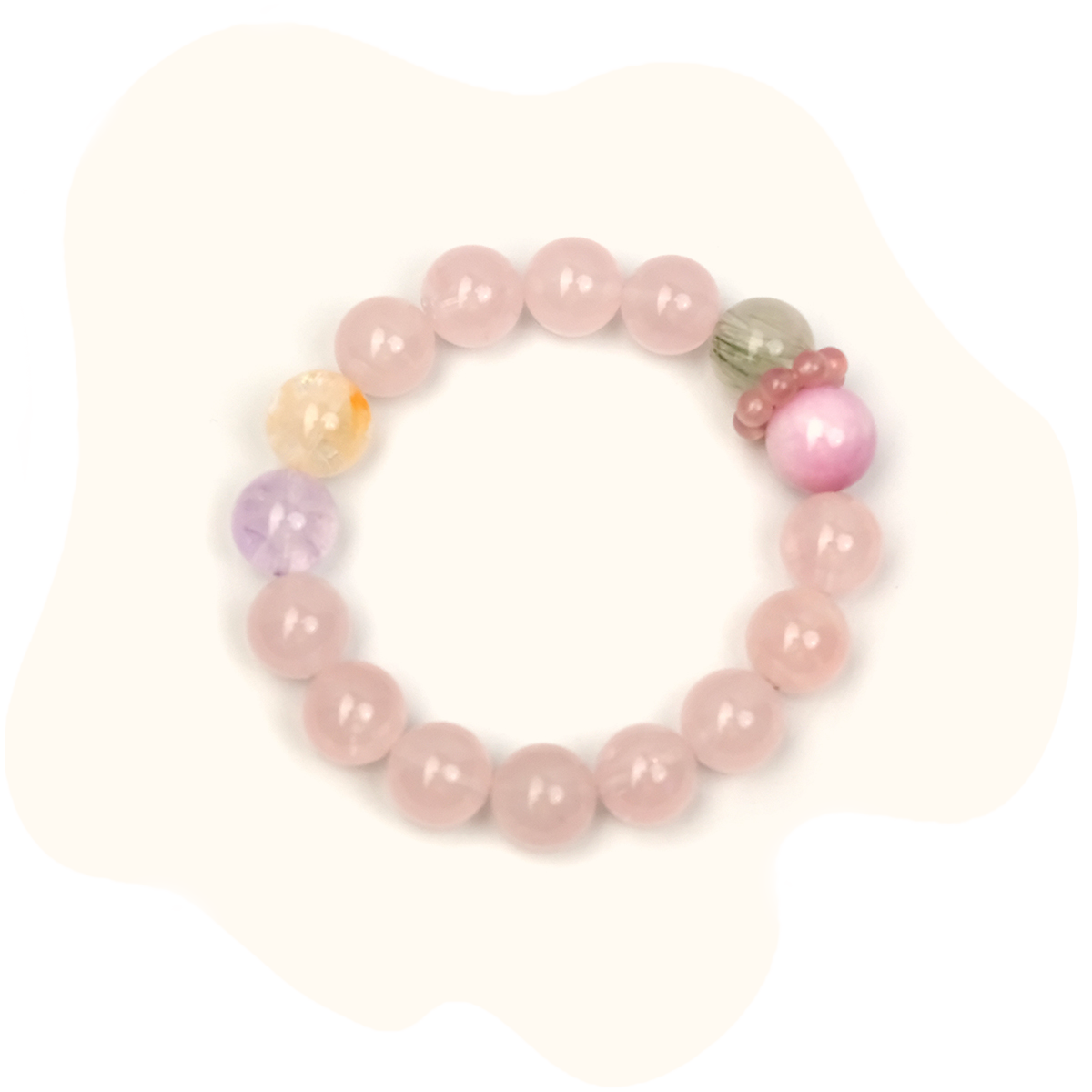 Rose Quartz Manifest Love Bracelet – Pure Heart Energy Crystal Jewelry