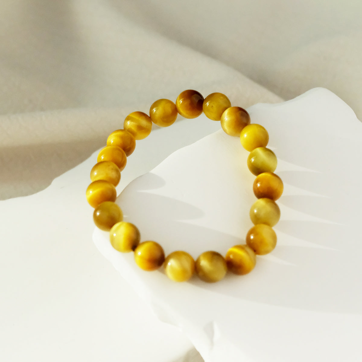 golden tiger's eye citrine crystal bracelet