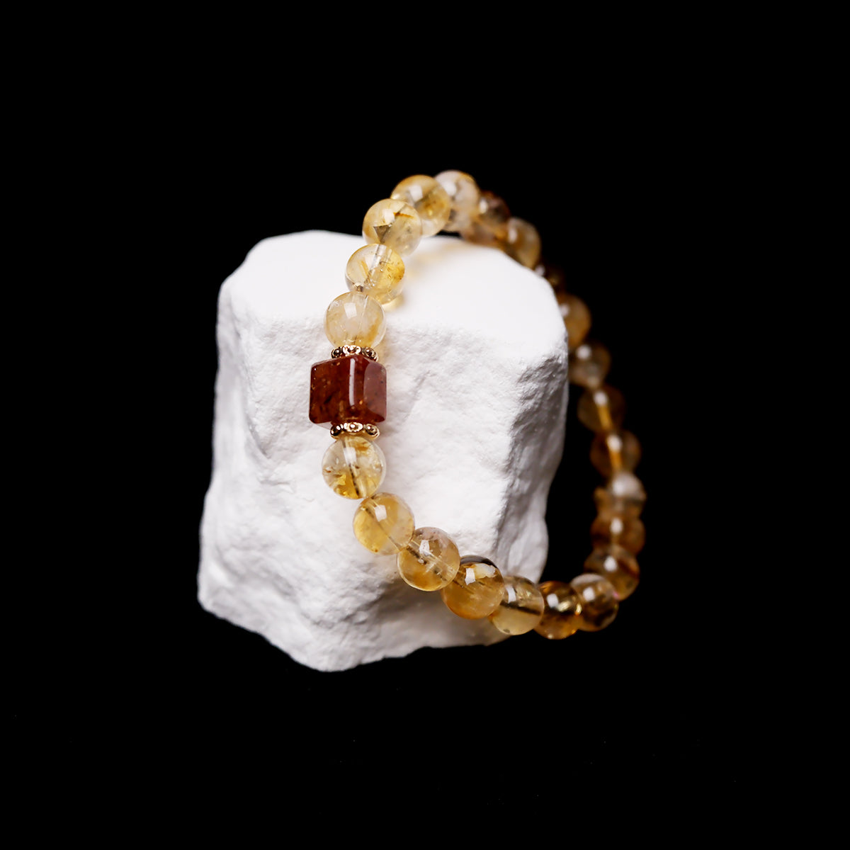 8mm Natural Tiger's eye Citrine Wealth Bracelet – Manifest Money, Success & Abundance