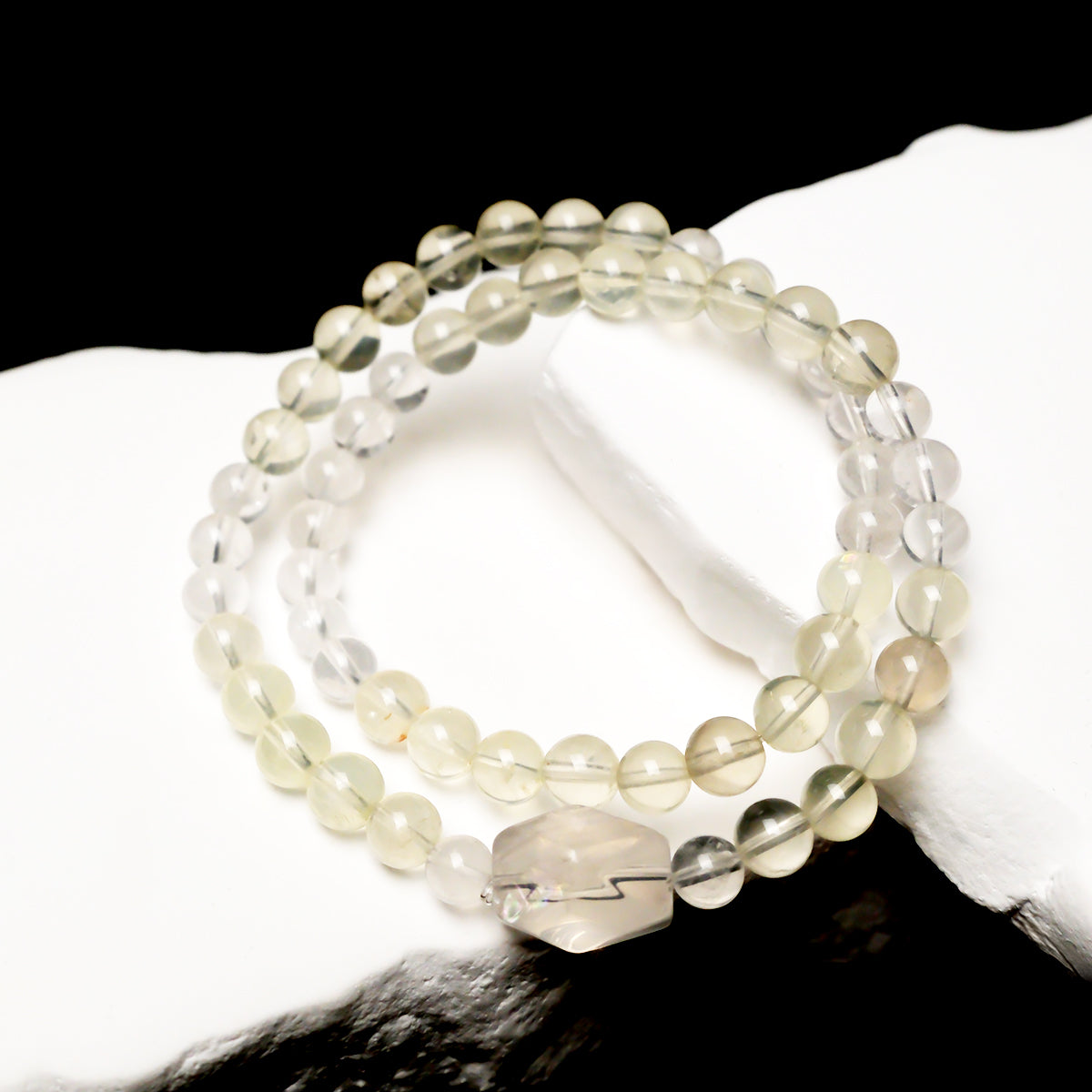 6mm double ring Citrine Money Magnet Bracelet – Abundance, Confidence & Prosperity