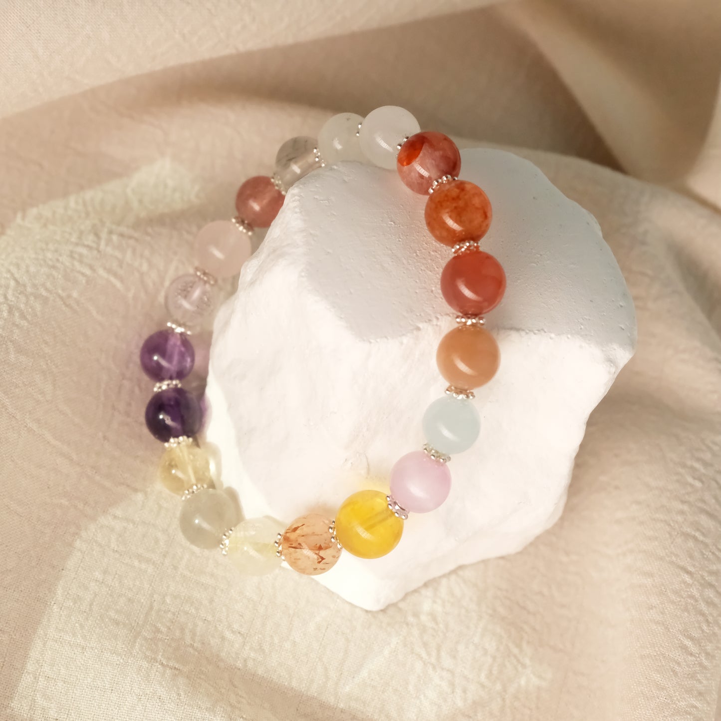 multi-color duobao crystal bracelet