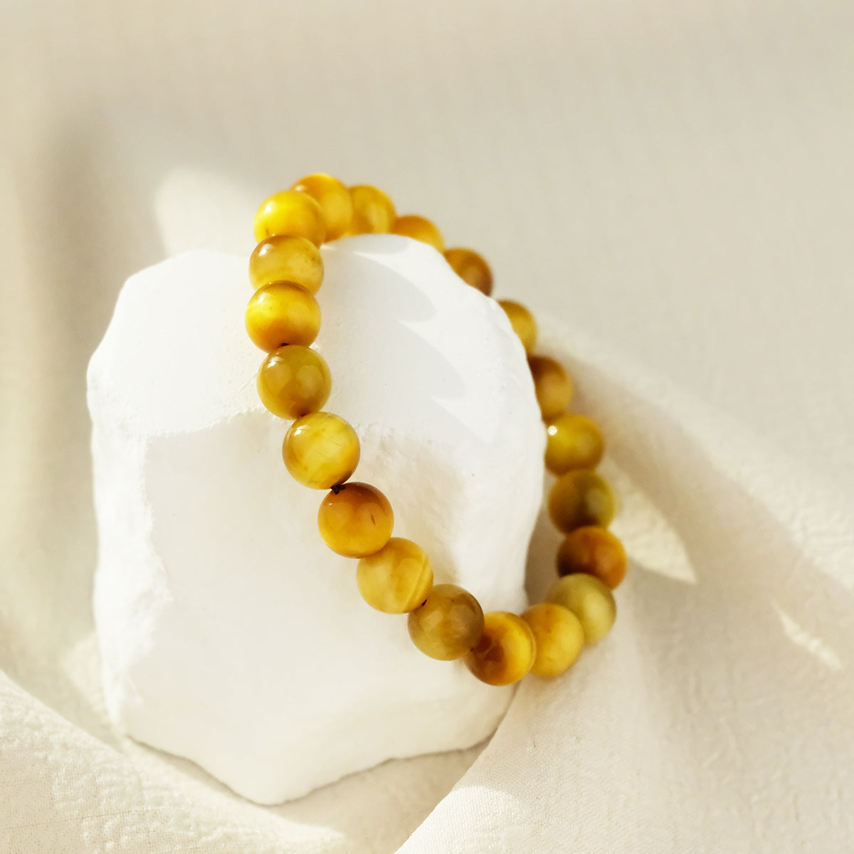 golden tiger's eye citrine crystal bracelet