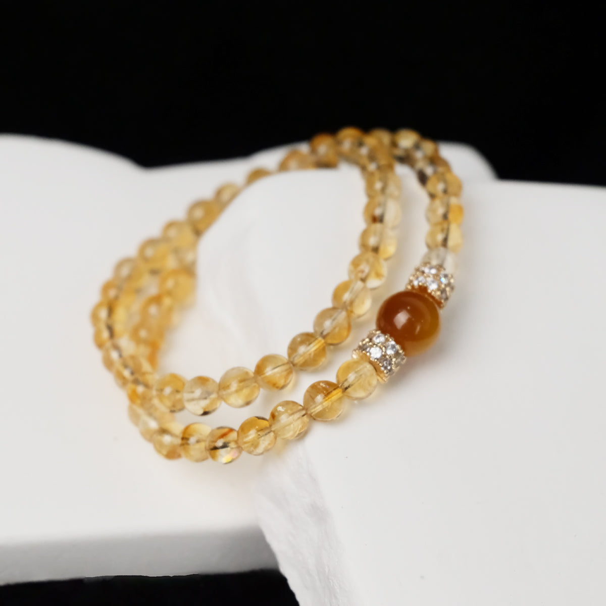 Citrine & Tiger’s Eye Power Bracelet – Wealth + Protection