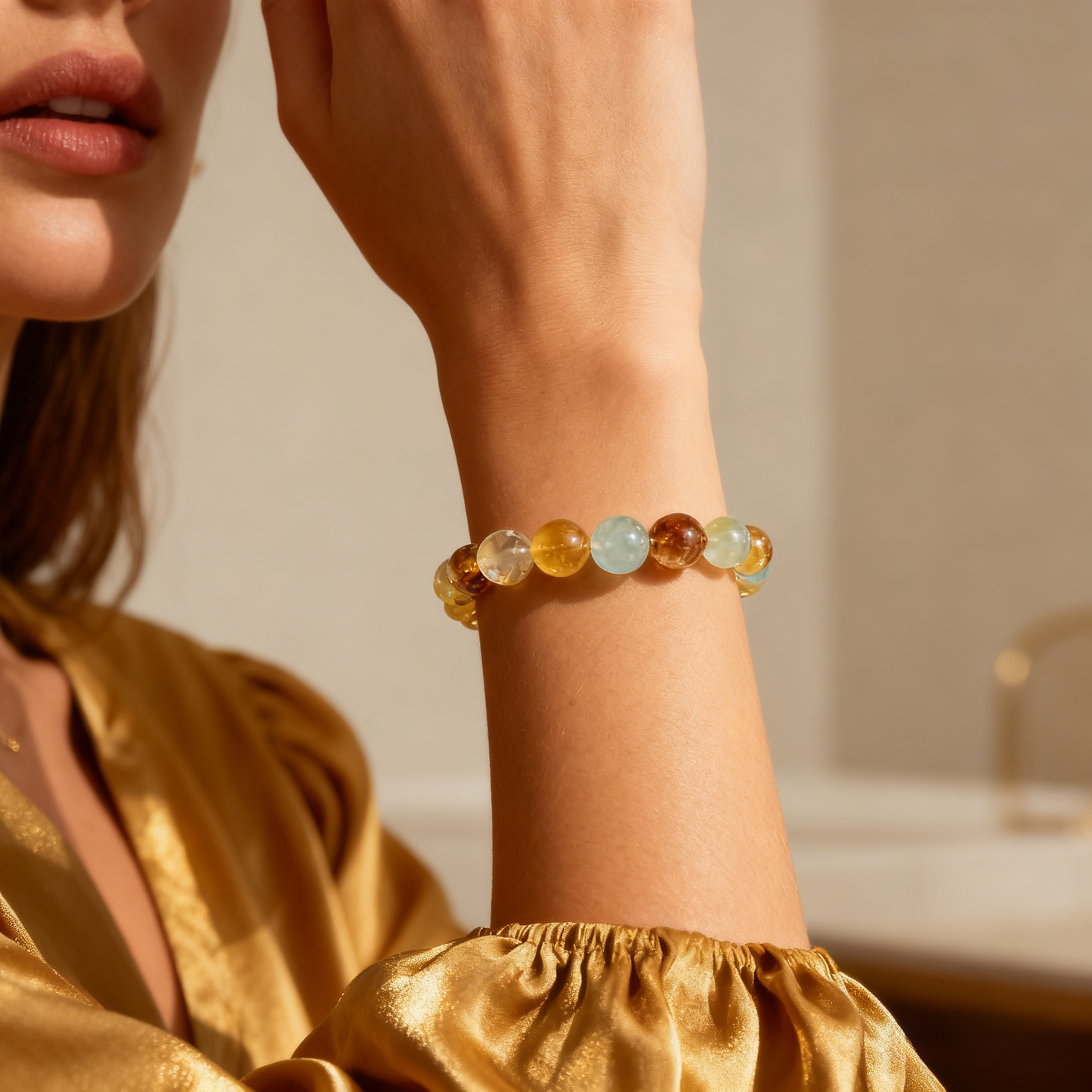Honey Citrine Prosperity Bracelet – Bright Energy for Wealth & Luck