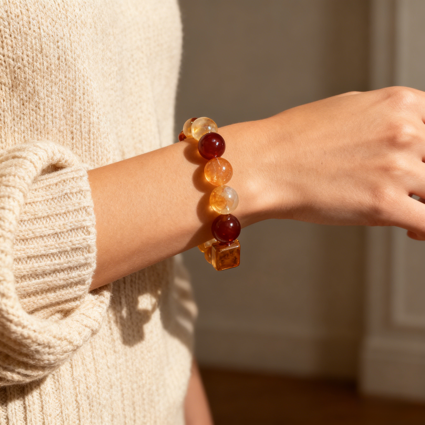 Red Agate Protection Bracelet – Stability, Strength & Grounding Energy