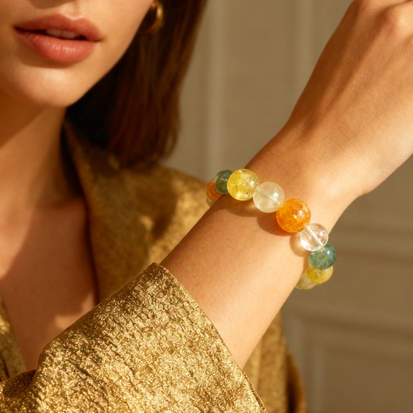 Citrine Aventurine Prosperity Bracelet – Double Luck Energy