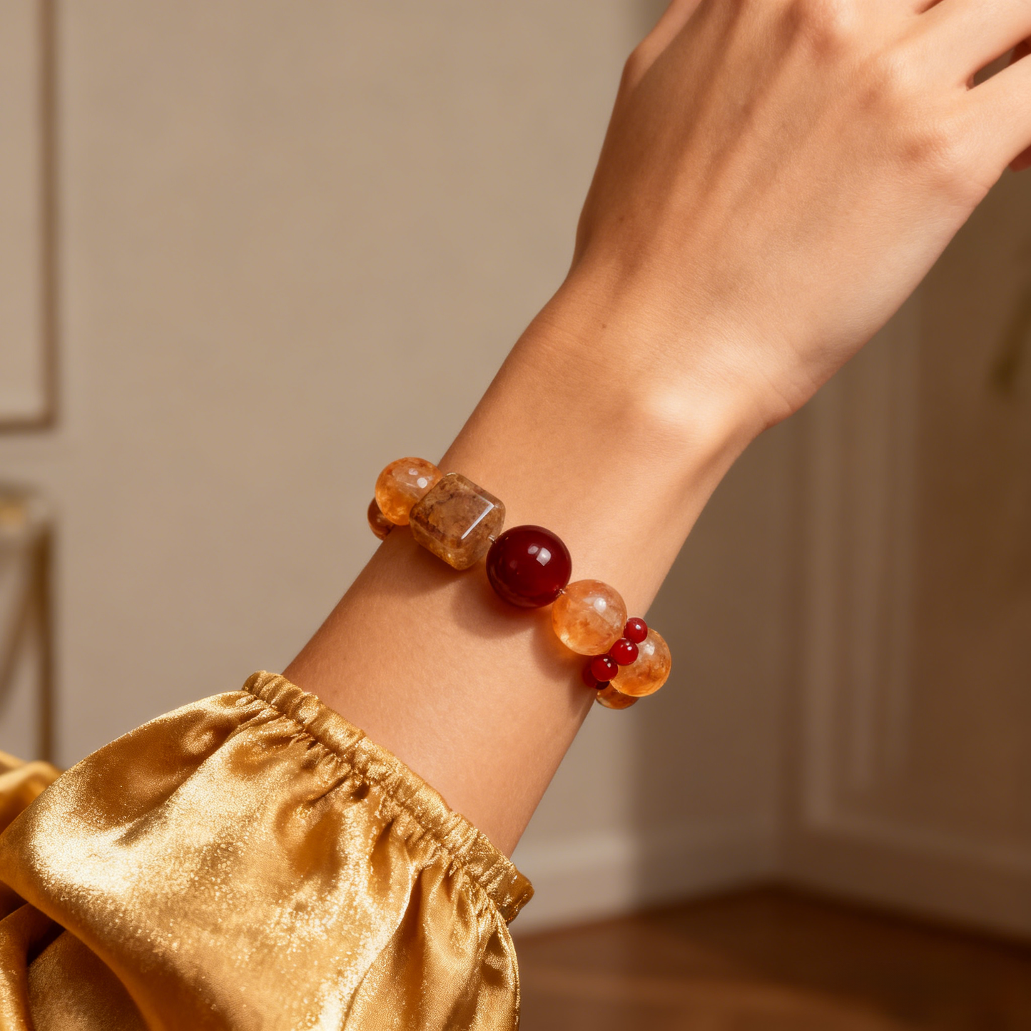 Red Agate Protection Bracelet – Stability, Strength & Grounding Energy