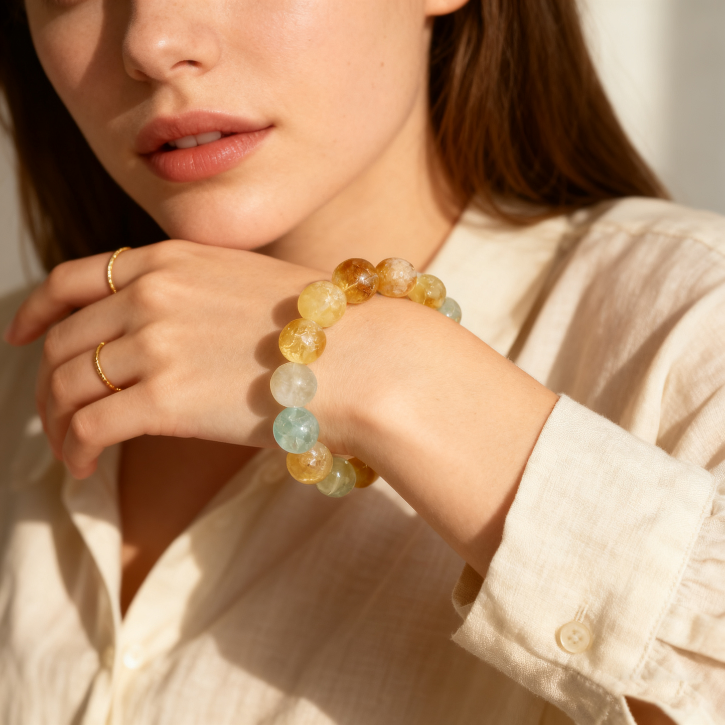 Honey Citrine Prosperity Bracelet – Bright Energy for Wealth & Luck