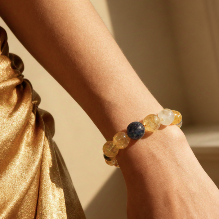 Citrine Zodiac Bracelet – Scorpio & Sagittarius Birthstone Jewelry