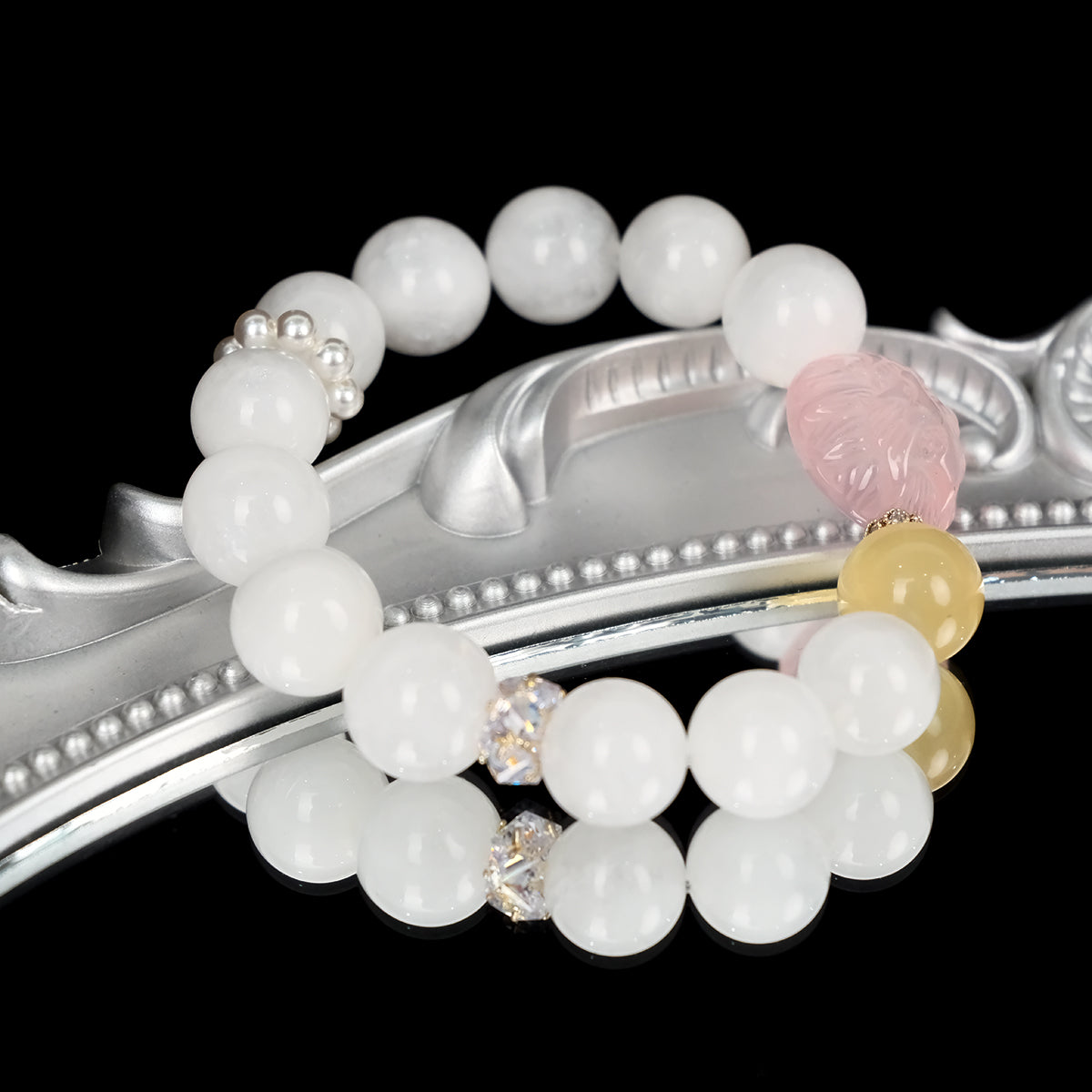 Clear Quartz Energy Amplifying Crystal Bracelet – Clarity & High Vibration Healing