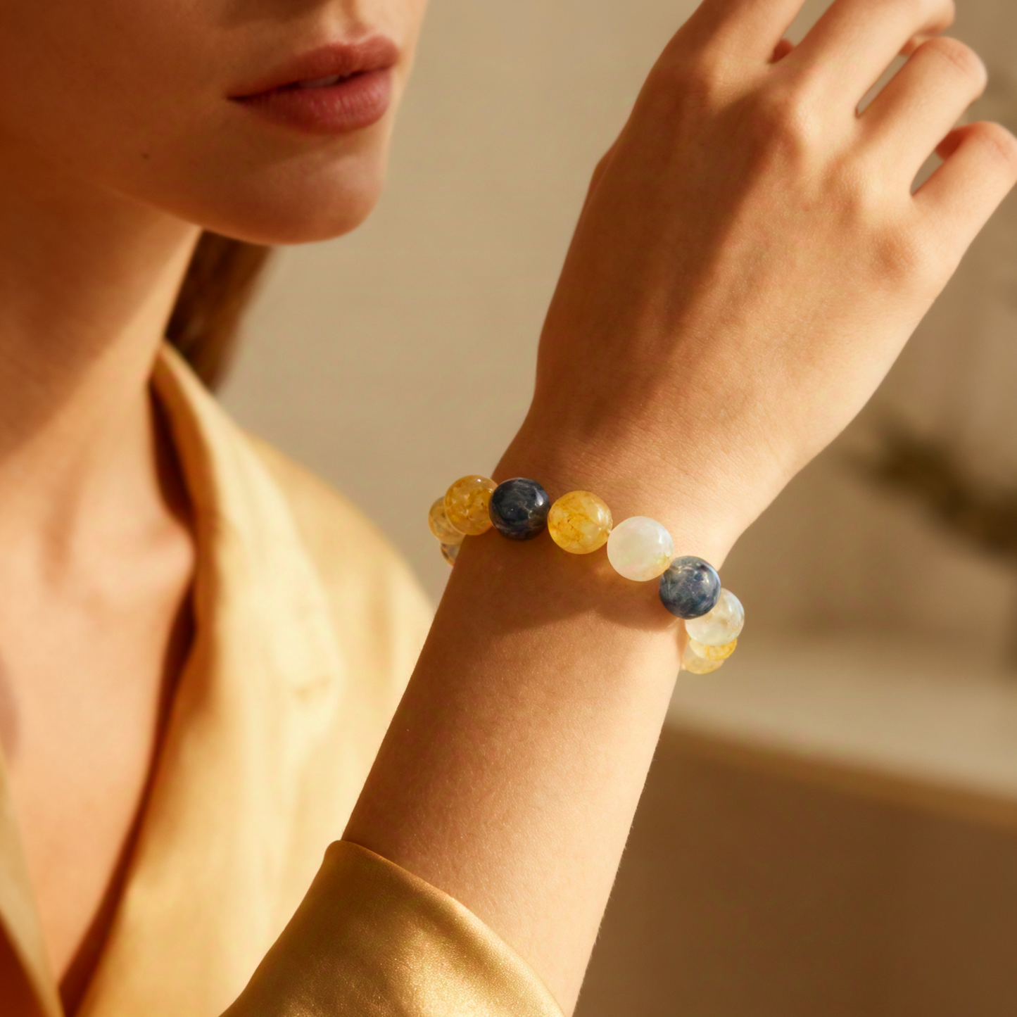 Citrine Zodiac Bracelet – Scorpio & Sagittarius Birthstone Jewelry