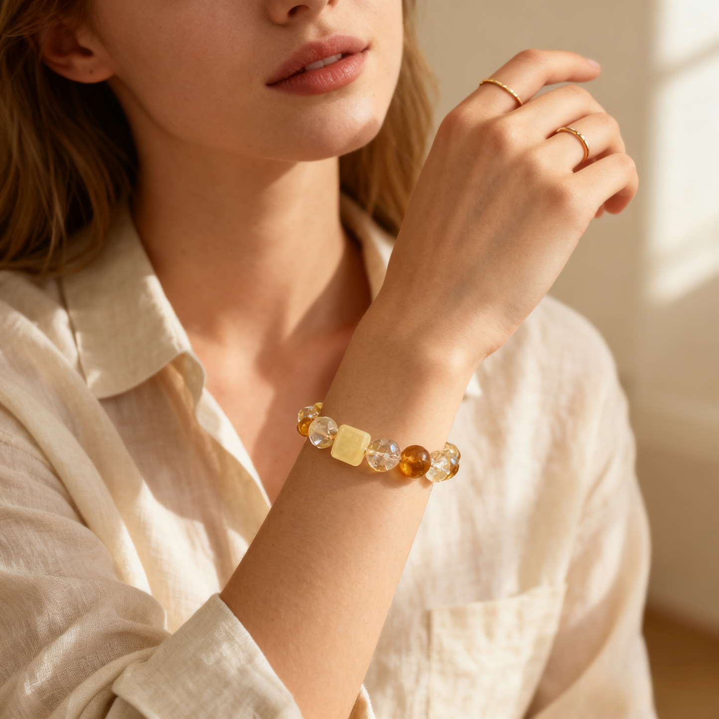 Citrine Power Healing Bracelet – Boost Confidence & Positive Mindset