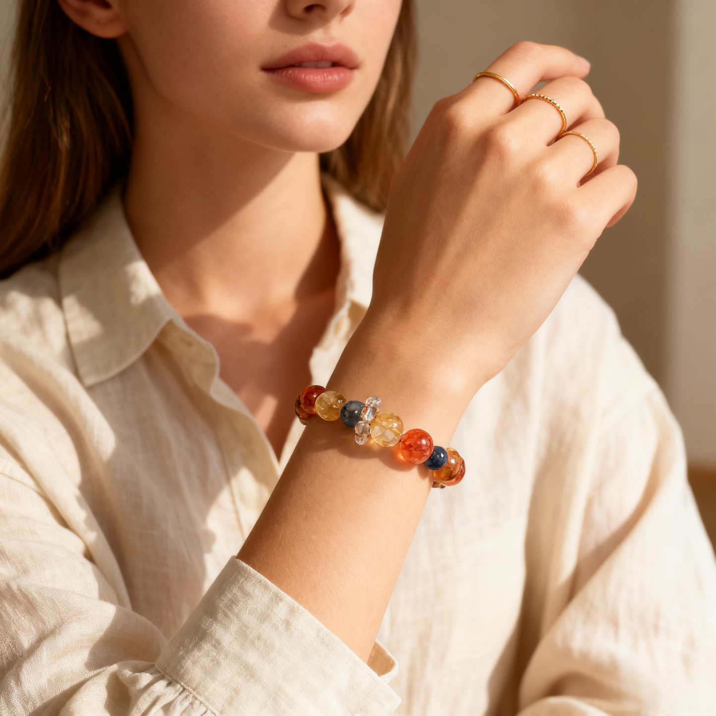 Red Agate Protection Bracelet – Stability, Strength & Grounding Energy