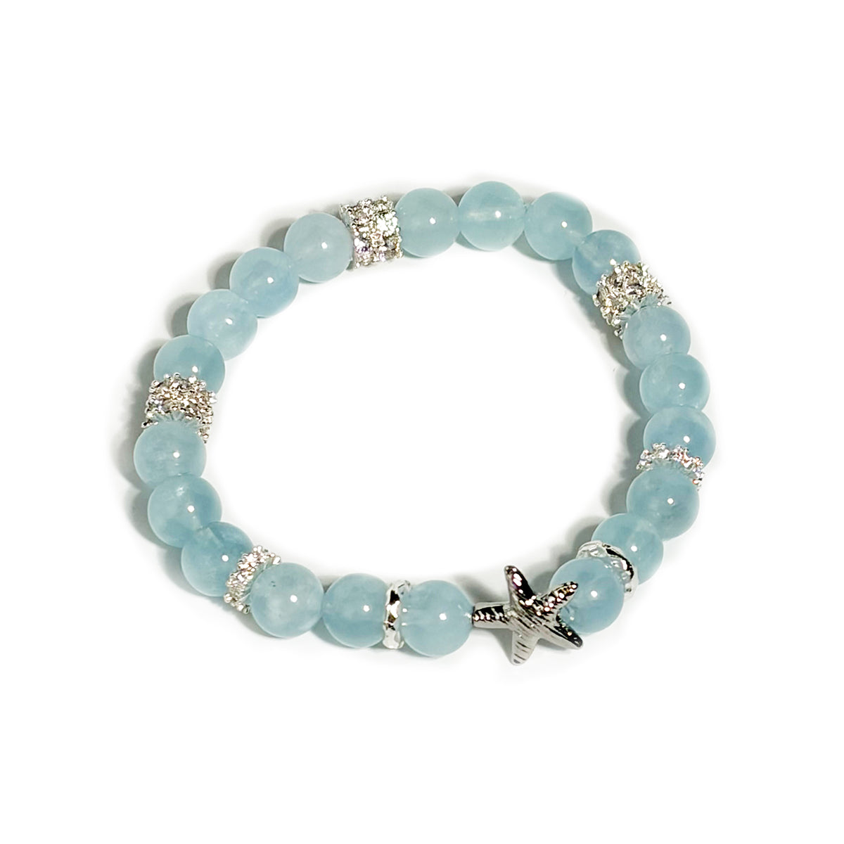 aquamarine bracelet for clarity & inner peace