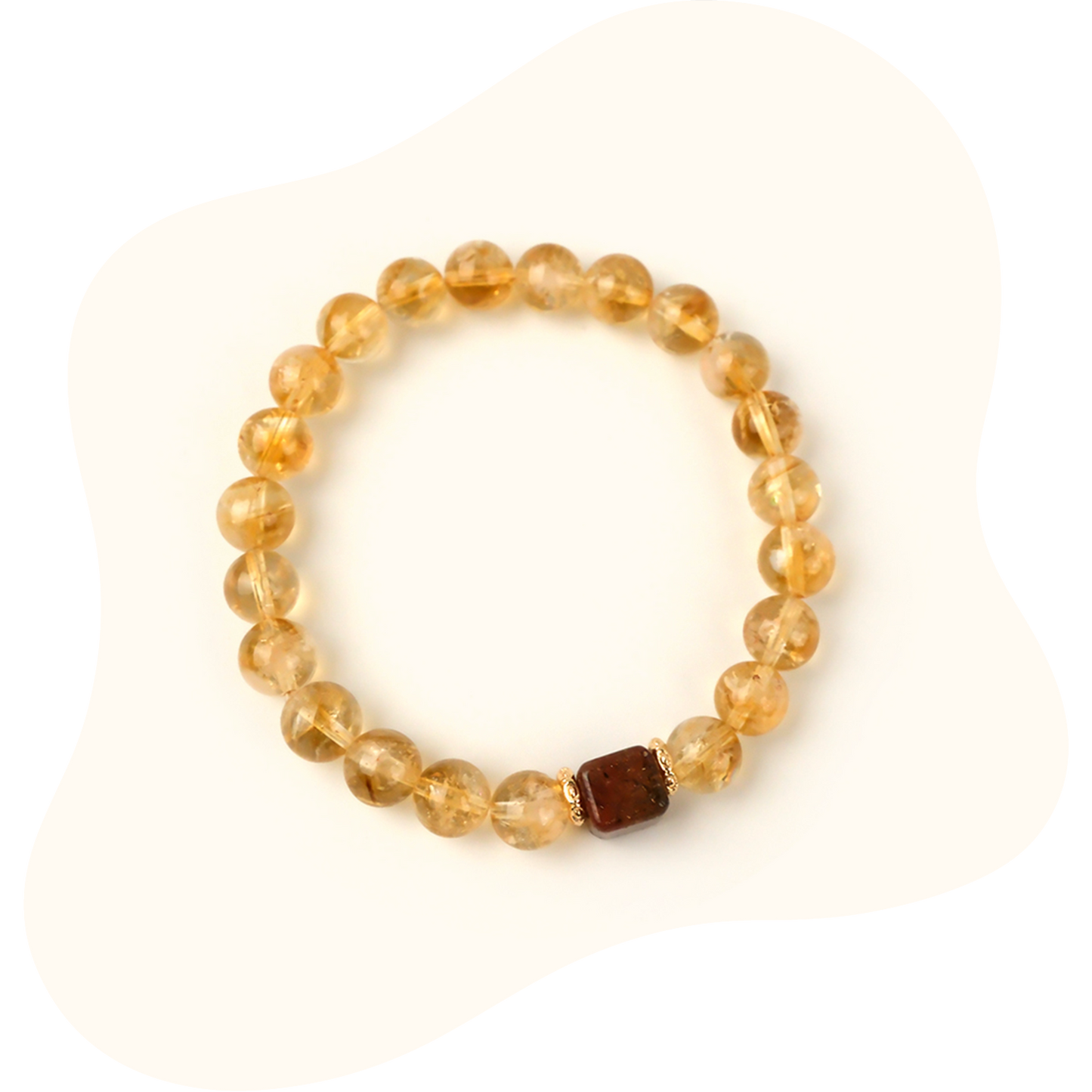 8mm Natural Tiger's eye Citrine Wealth Bracelet – Manifest Money, Success & Abundance